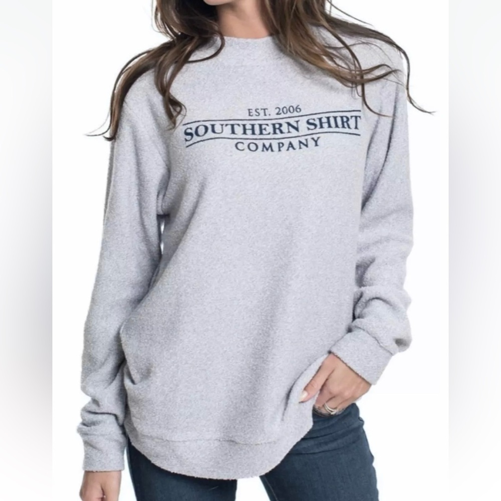THE SOUTHERN SHIRT CO. Heather Looped Terry Pullover